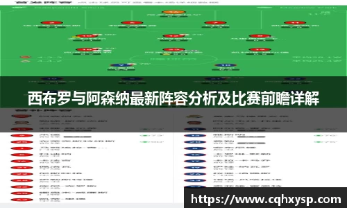 西布罗与阿森纳最新阵容分析及比赛前瞻详解