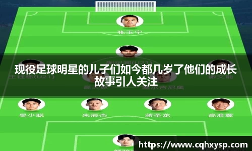 现役足球明星的儿子们如今都几岁了他们的成长故事引人关注